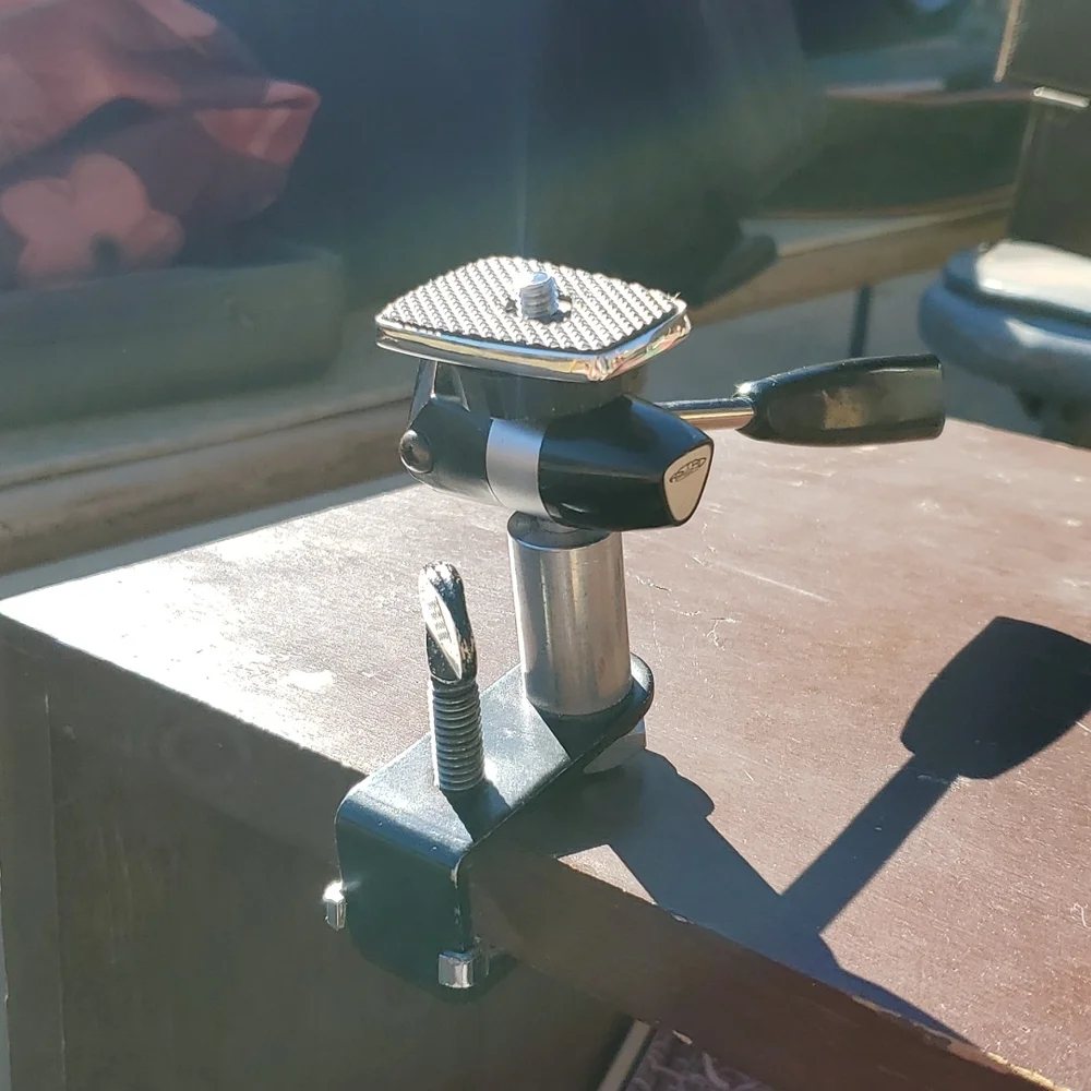 Vintage Astro Japan Portable Chrome Camera Mount